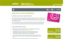 Desktop Screenshot of brookes.oxfordkey.co.uk